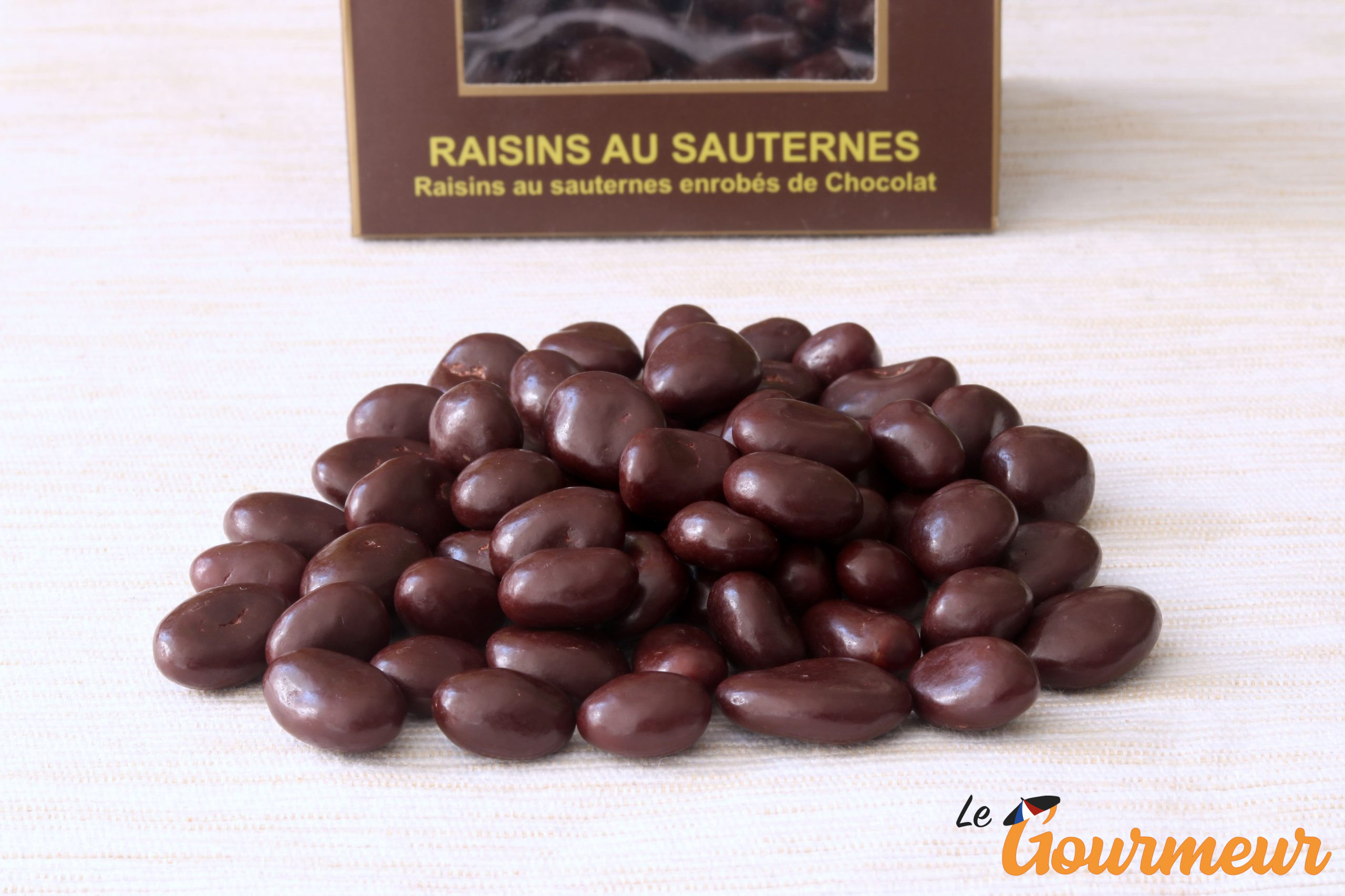 raisin au sauternes enrobé de chocolat confiserie de Bordeaux