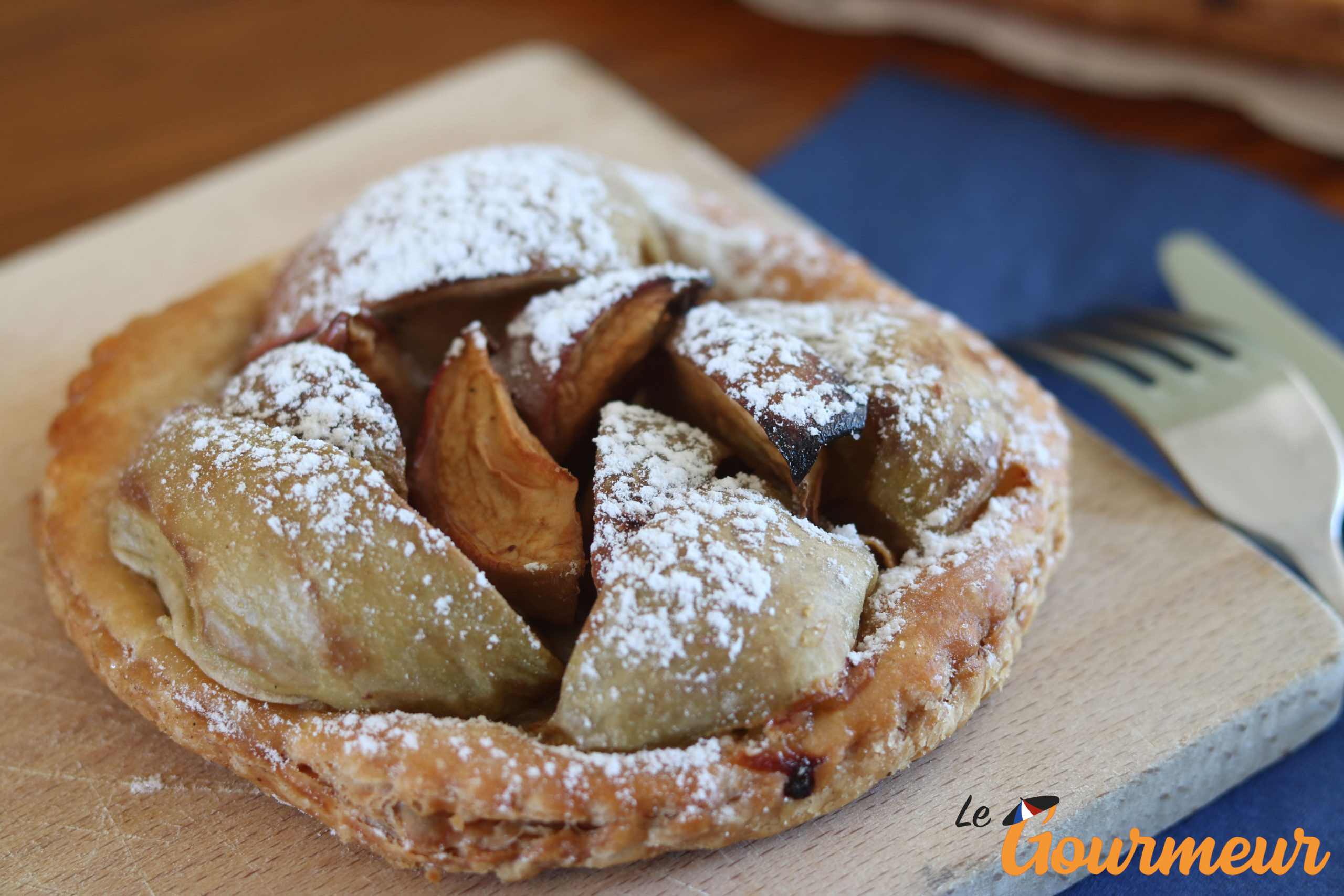 tarte bourdelot normande