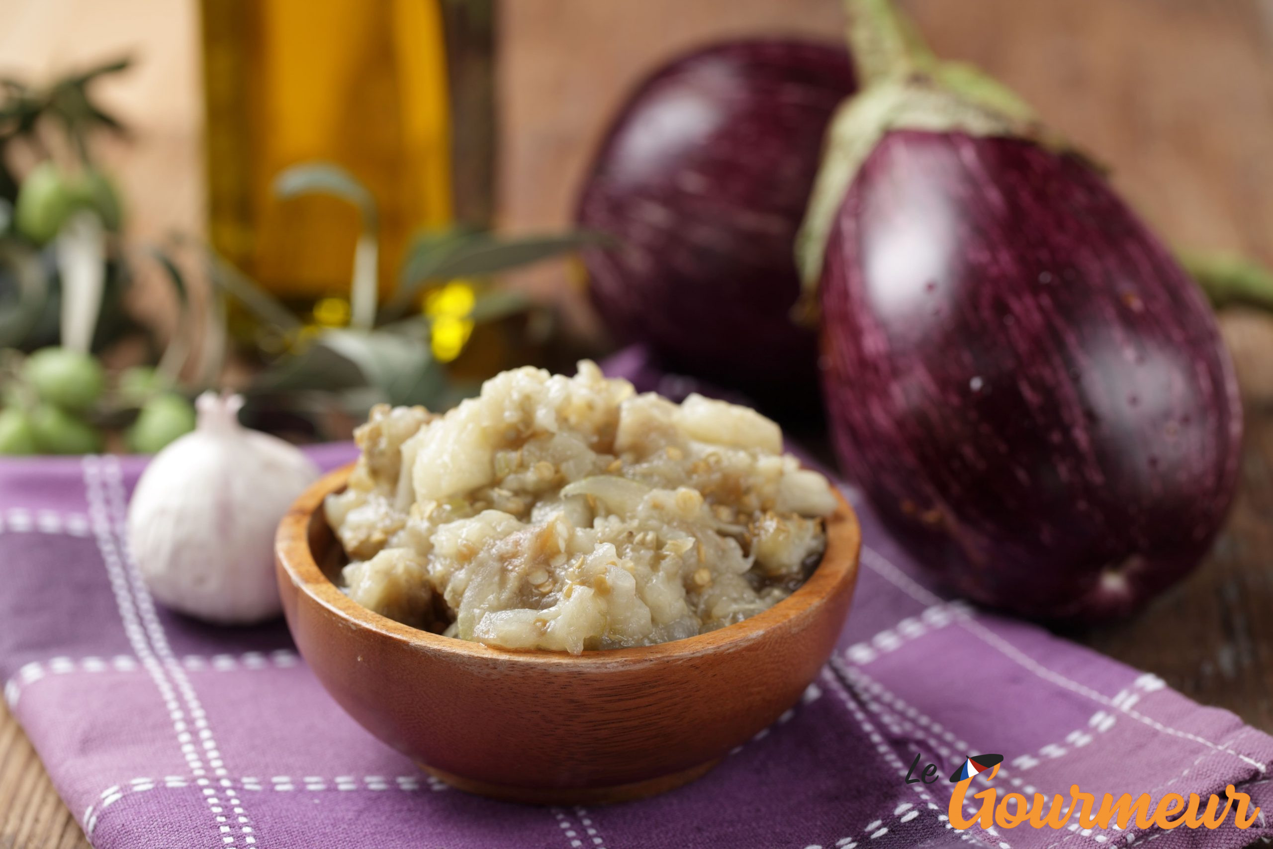 caviar aubergine recette provence occitanie apéro