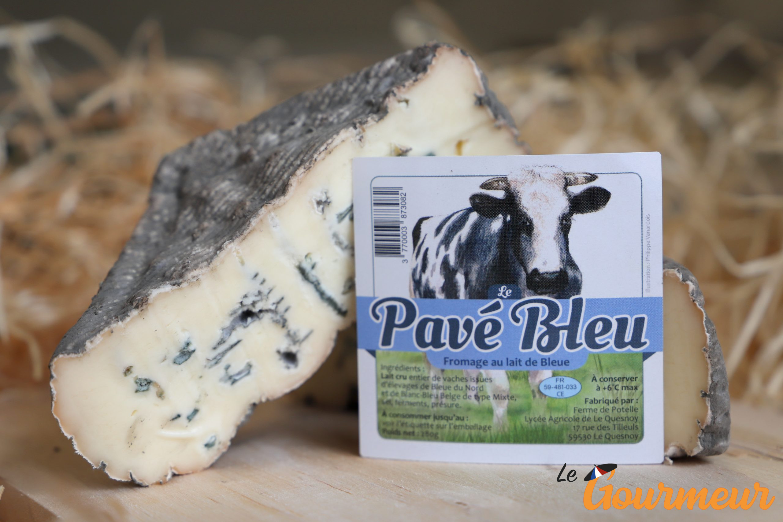 Fromage pavé bleu du nord