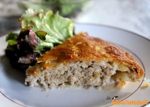 tourte à la viande repas marcaire des vosges