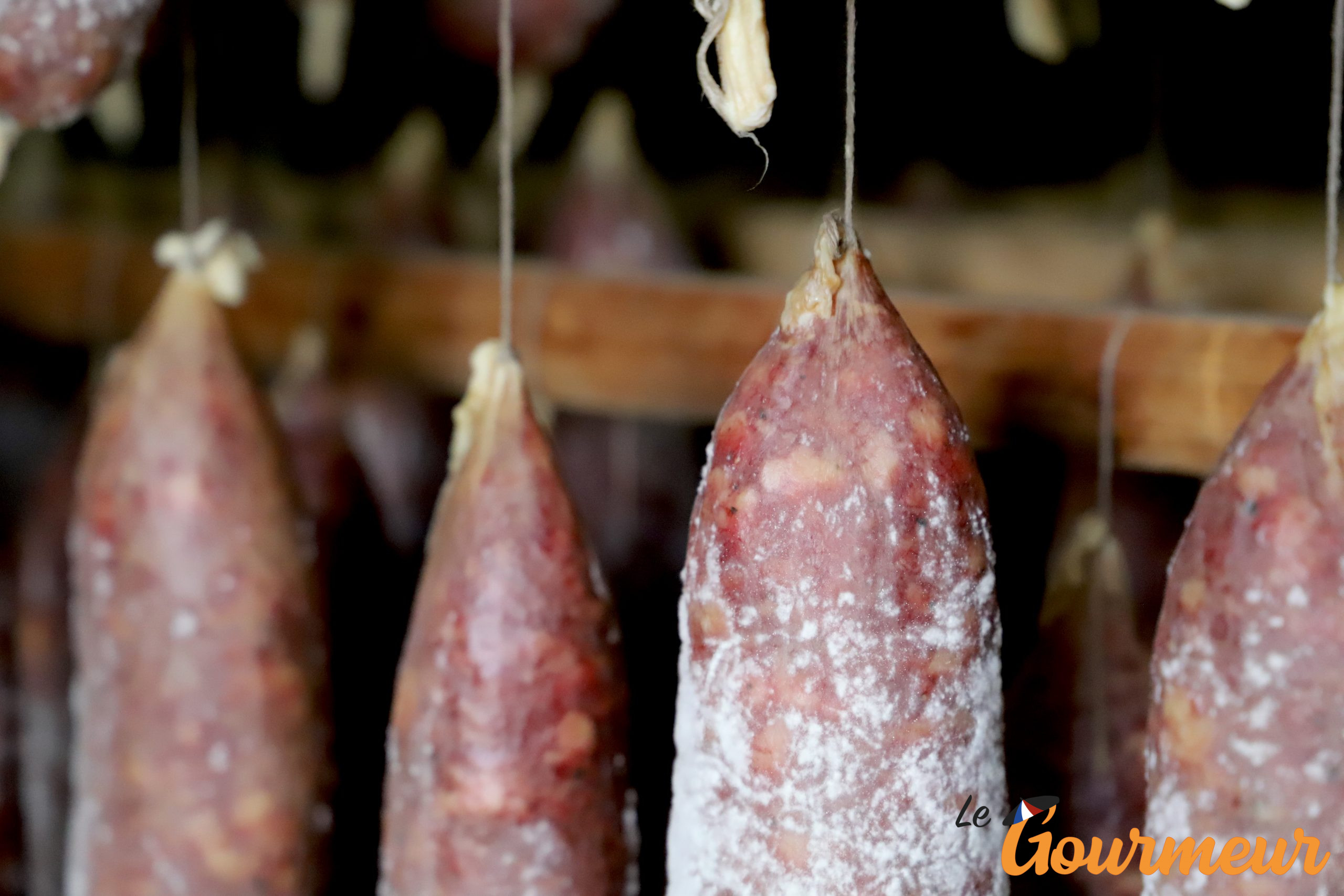 saucisson sec IGP de Lacaune Tarn